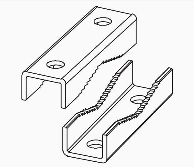 Rope Suspension Clamp Top Detail
